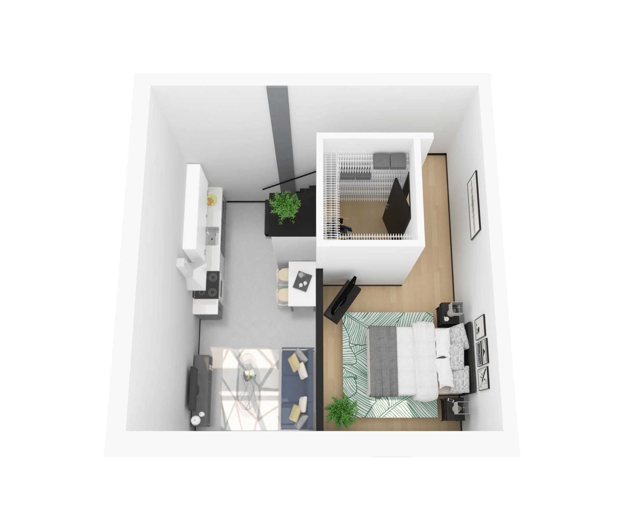Floor Plan N – Loft Apartment